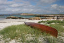 07-1783 Canoe and the View Across Sound of Iona from the Isle of Mull